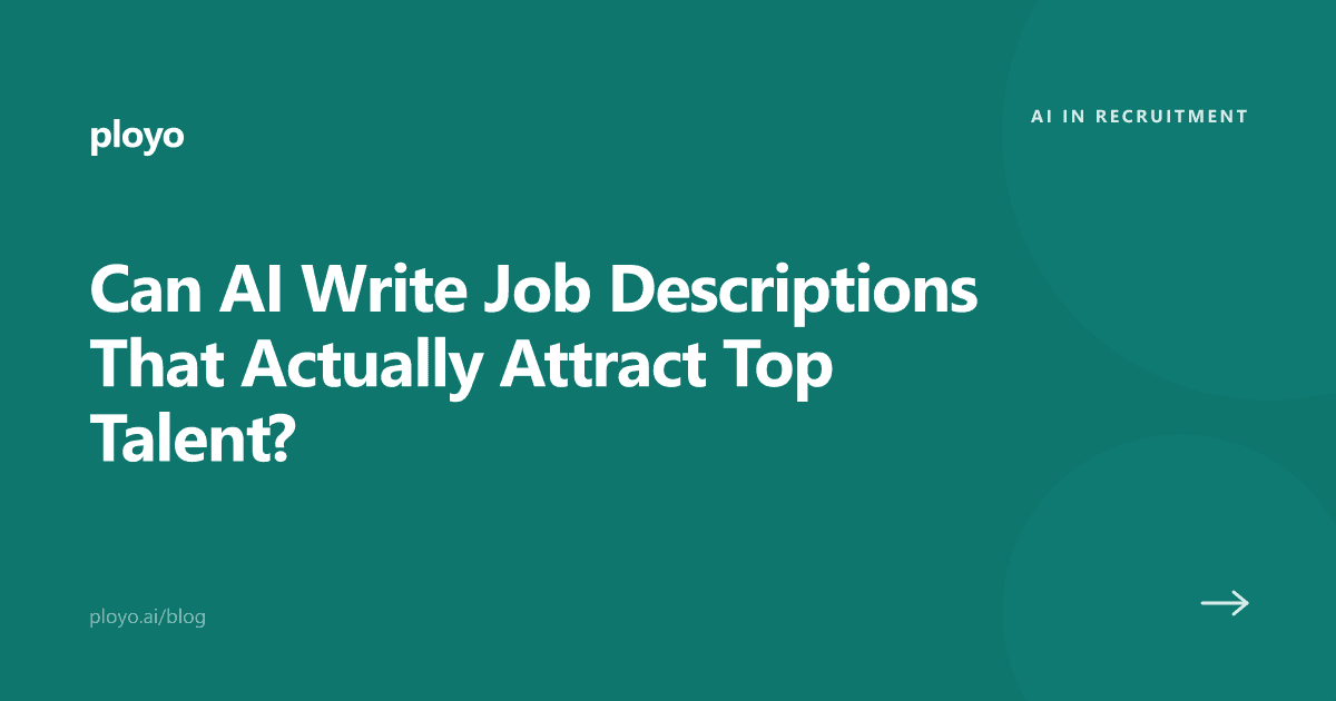 Illustration of AI drafting a job description that attracts top talent