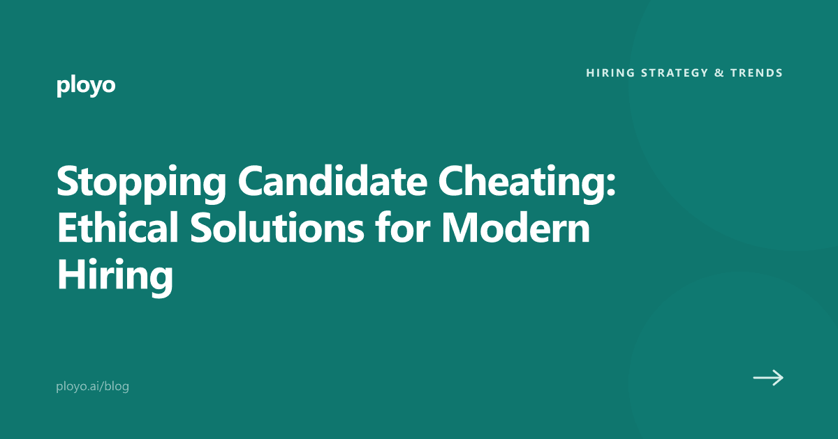 Illustration of ethical solutions for detecting dishonest candidates during hiring