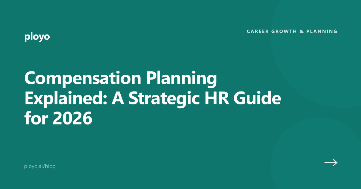 Cover illustration for the Ployo article on strategic compensation planning