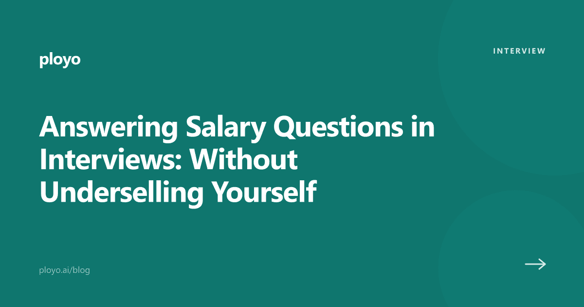 Illustration for a guide on answering salary questions in job interviews
