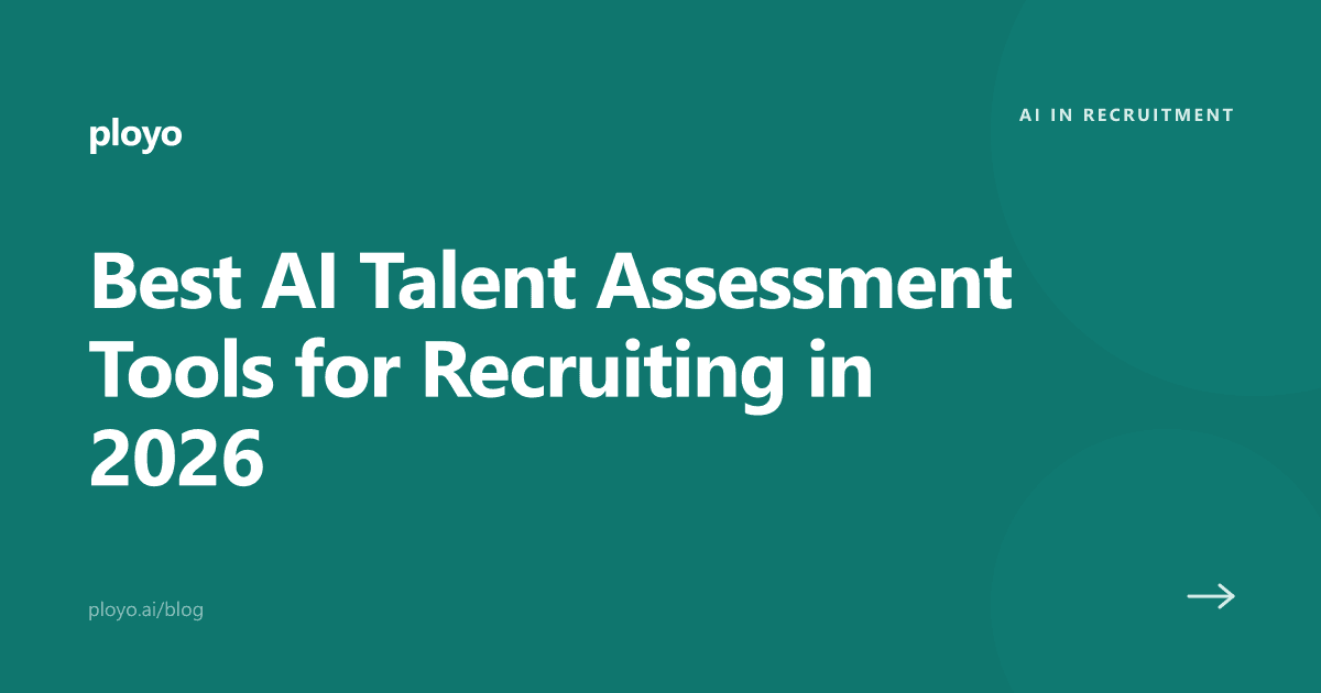 Cover illustration for the Ployo article on the best AI talent assessment tools