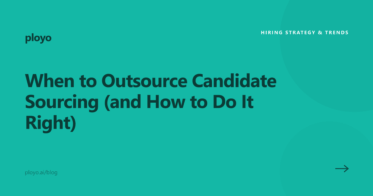 Outsourced candidate sourcing cover art